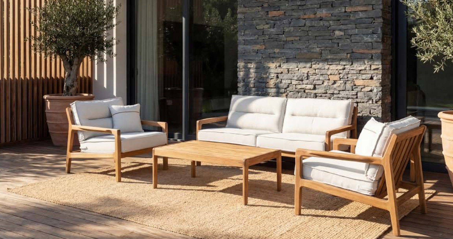 Poltrona Verde Mare Set